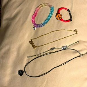 Zumba bracelets and necklaces